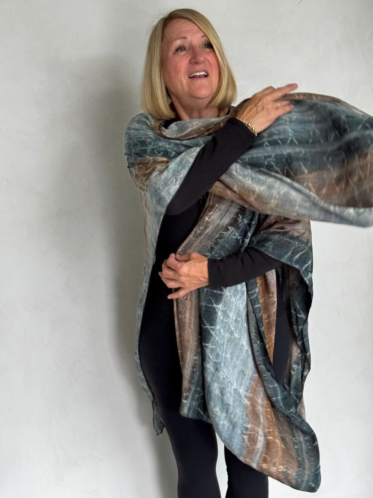 LINEN RUANA - RUL11125
