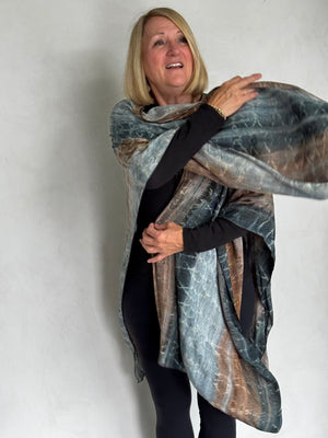 LINEN RUANA - RUL11125