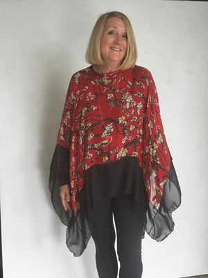 SILK PONCHO - POSP491