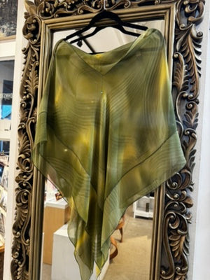 Silk Trinangle Poncho - PO602