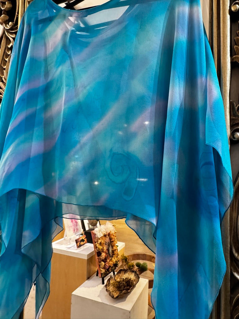 Silk Poncho = PO609