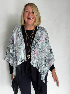 RAYON CRINKLE RUANA - JAR0001