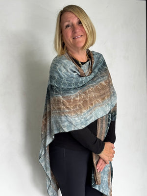 LINEN RUANA - RUL11125