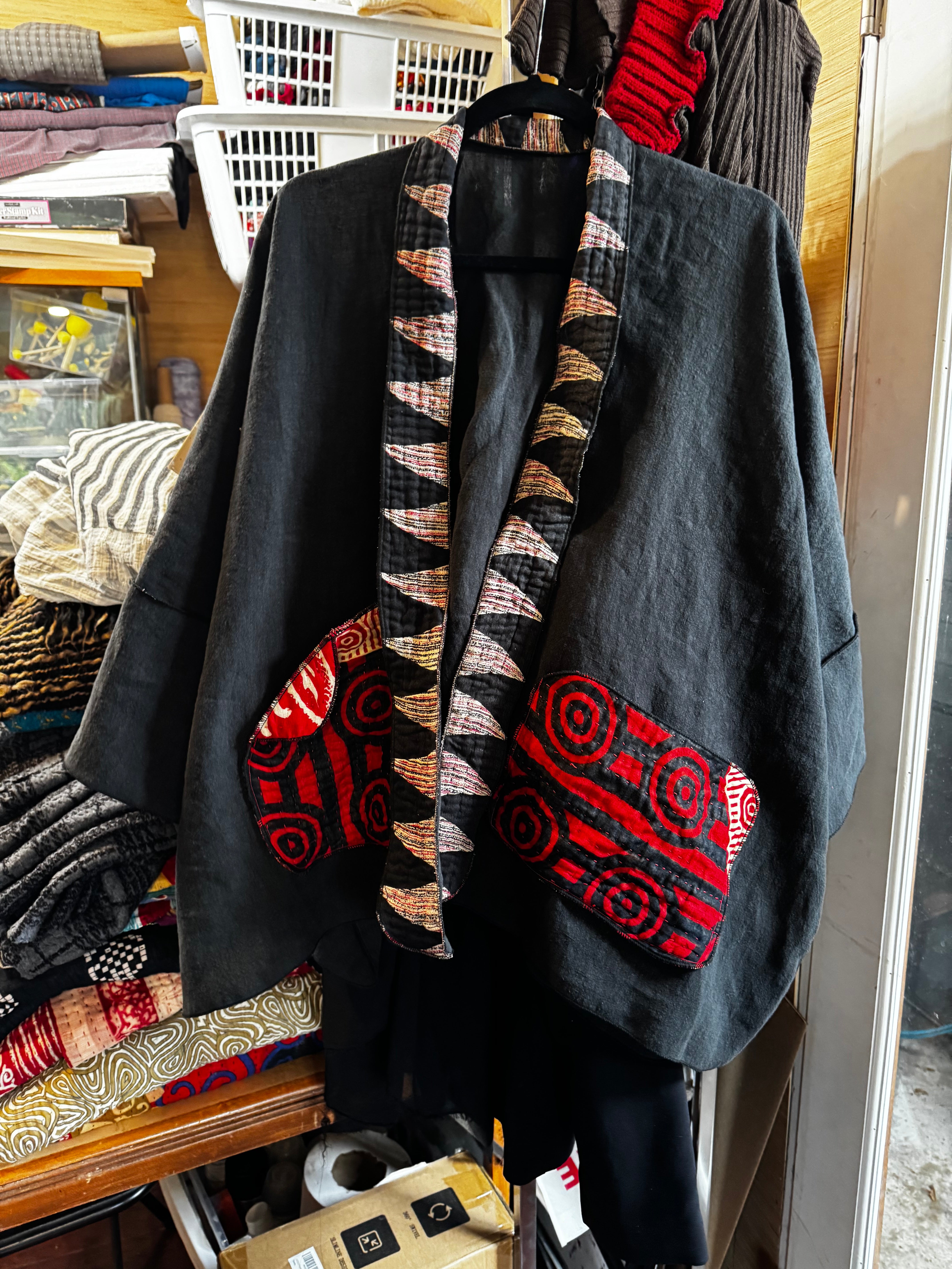 Linen Jacket with Vintage Cotton- JALVC7854