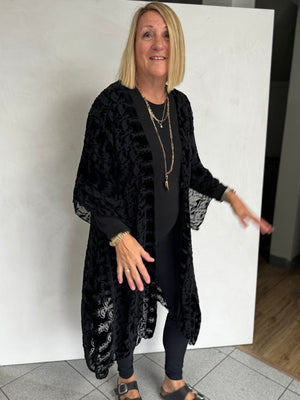 Silk Burn Out Velvet Jacket - JAS15