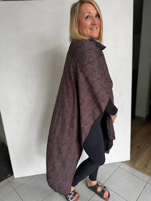 POLYESTER RUANA sold out - RUP11110
