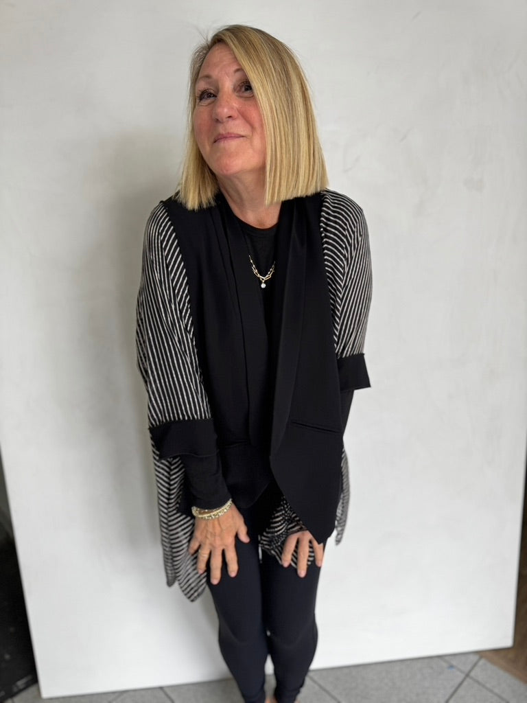 Upcycled silk velvet and poly - JAC609