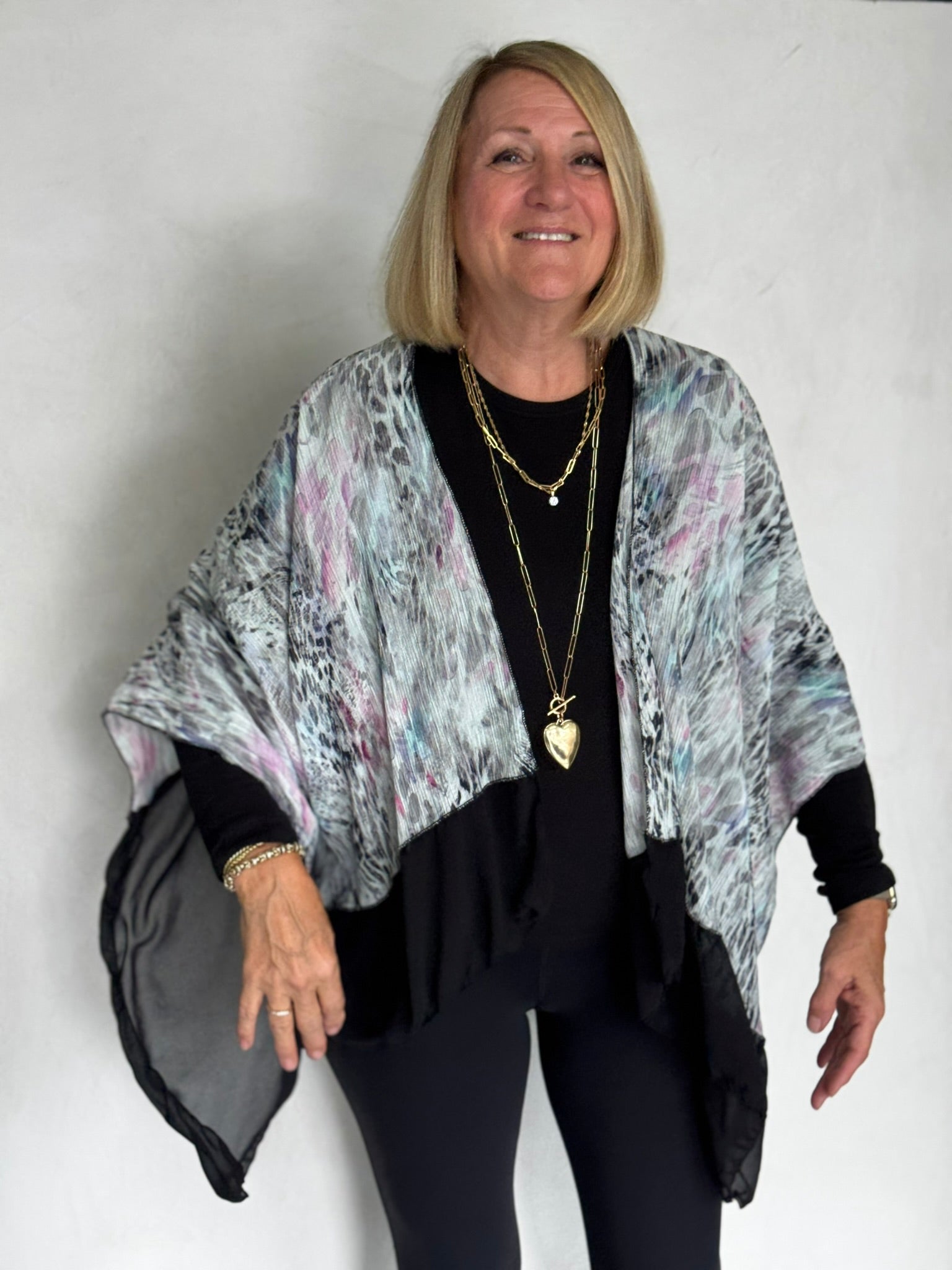 RAYON CRINKLE RUANA - JAR0001