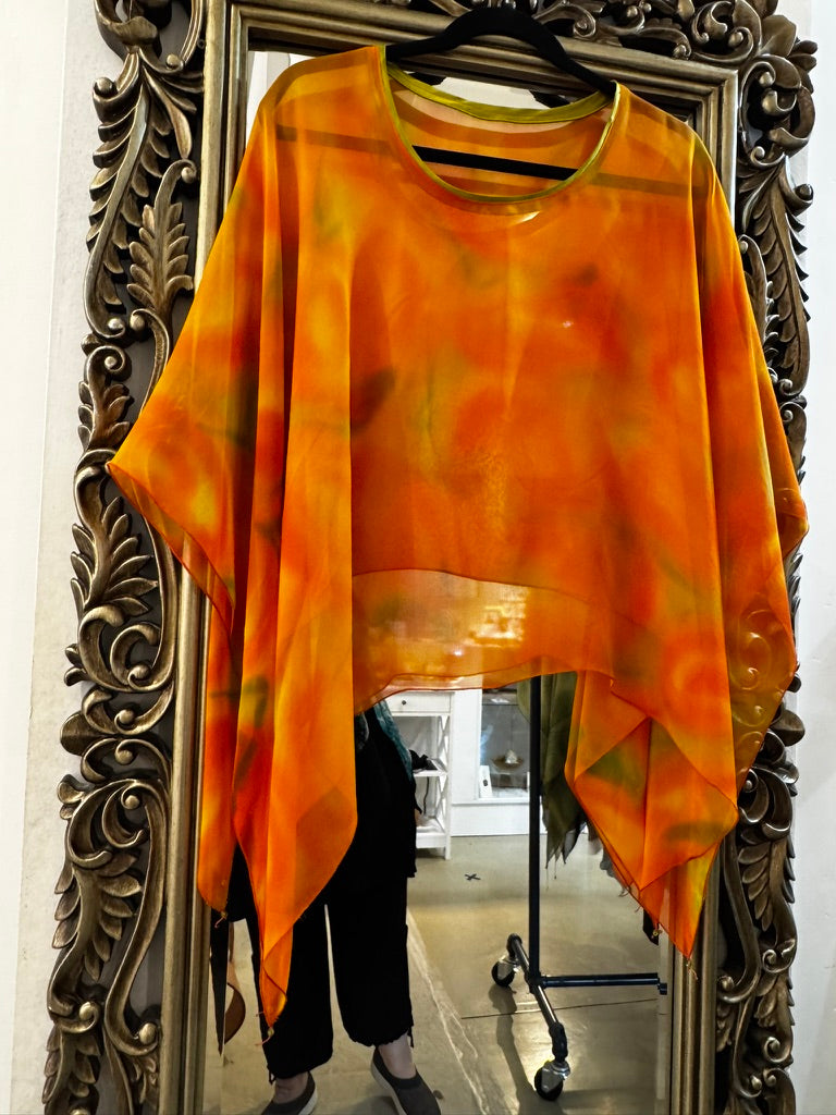 Silk Poncho - PO603