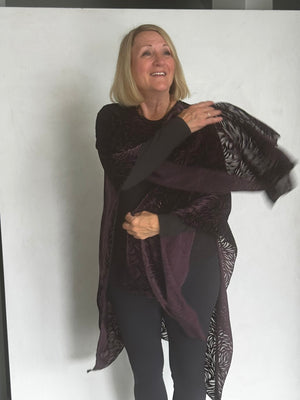 SILK BURNOUT RUANA - RUS0003