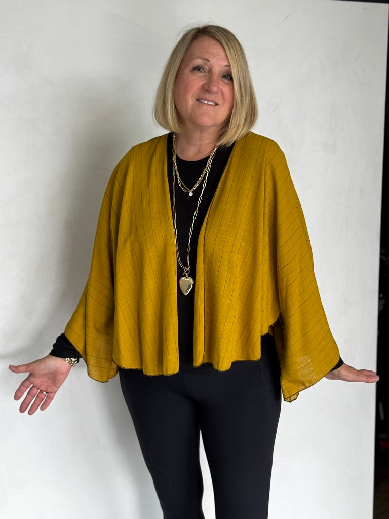 LINEN RUANA - JAL0111