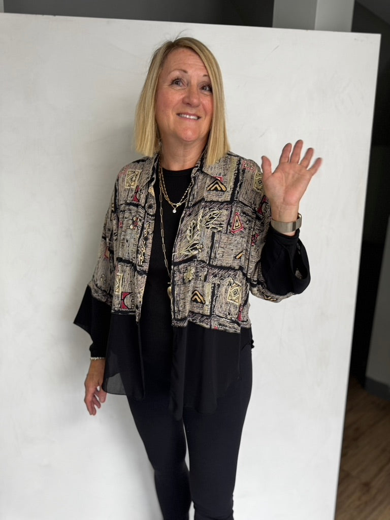 REIMAGINED MEN'S SHIRT RAYON AND POLYESTER - JARPO658