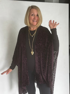 SILK BURNOUT RUANA - RUS0003