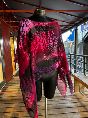 SILK PONCHO - POS940
