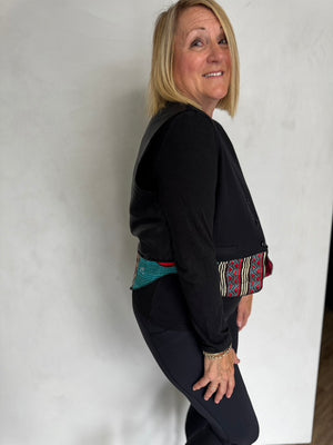 RECYCED AND VINTAGE COTTON VEST/JACKET- VEST622