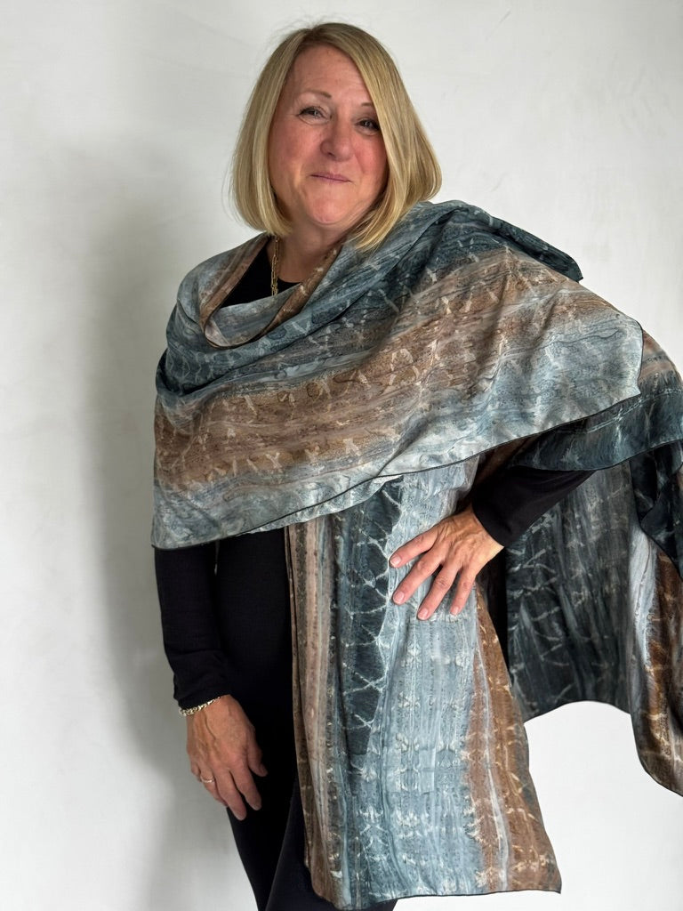 LINEN RUANA - RUL11125