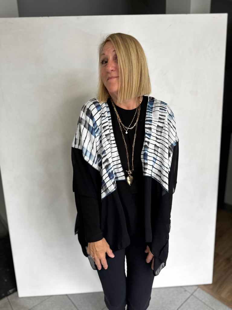 LINEN AND POLYESTER JACKET - JALP601