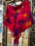 Silk Triangle Poncho. - PO606