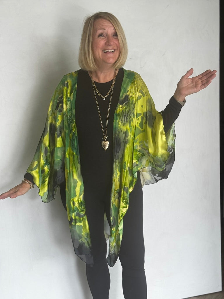 SILK RUANA - TRS722