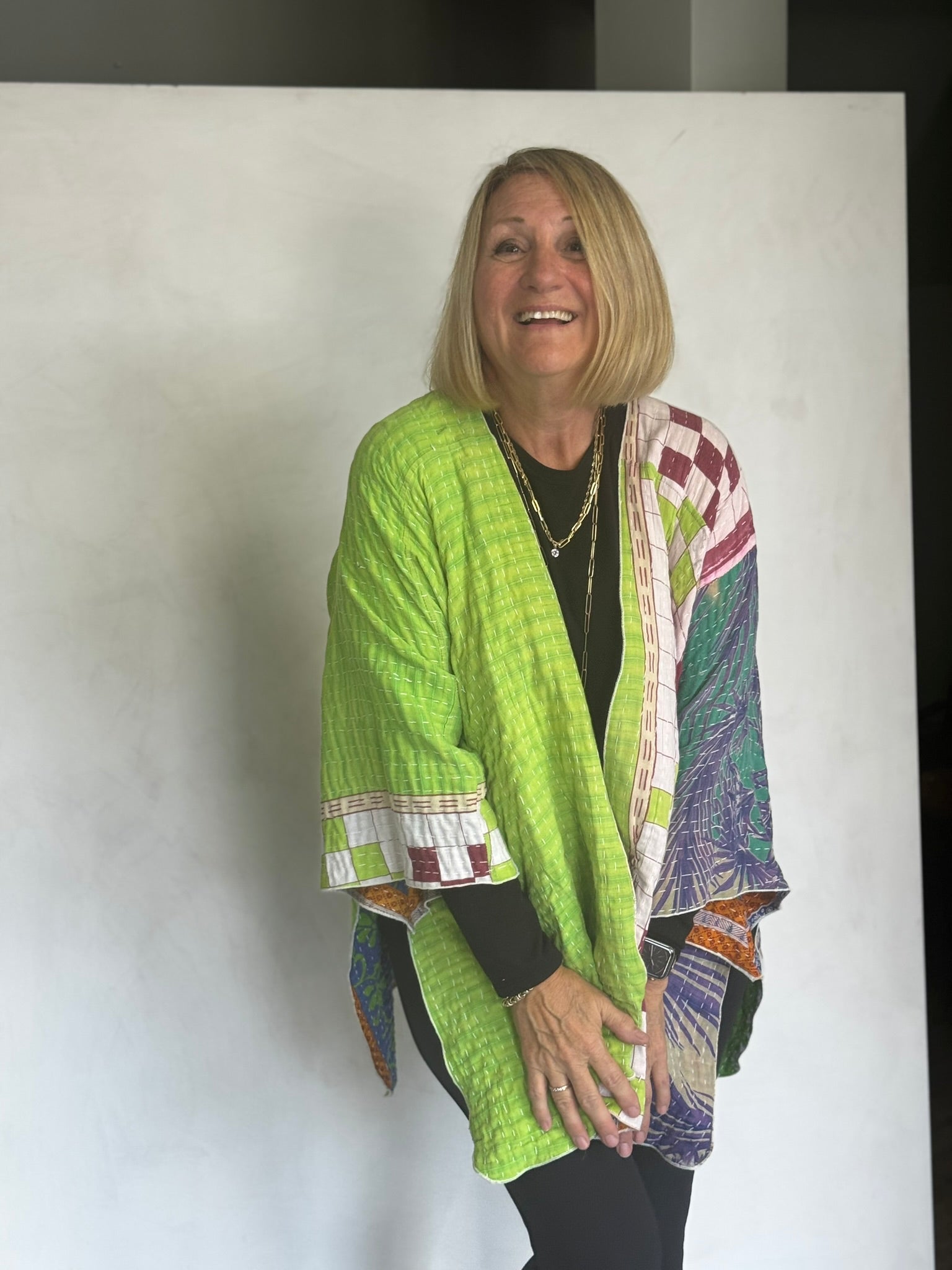 Vintage Cotton Kantha Reversible - JAVC912