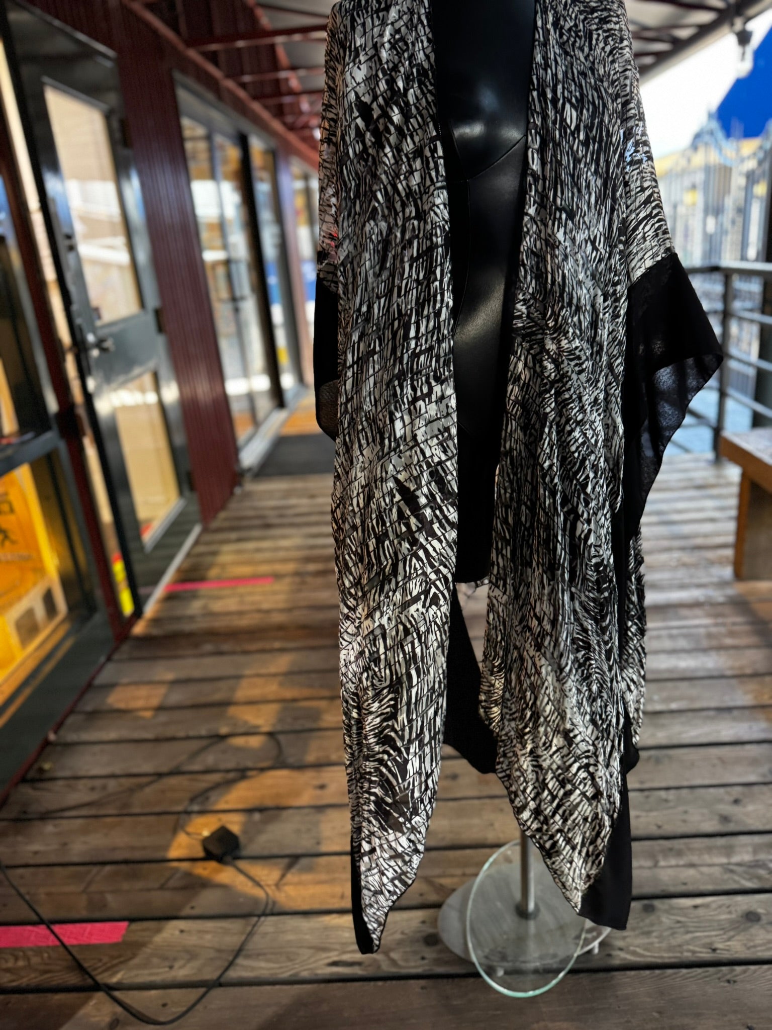 Long Silk Ruana - RUSS0919