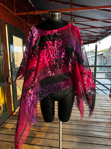 SILK PONCHO - POS940