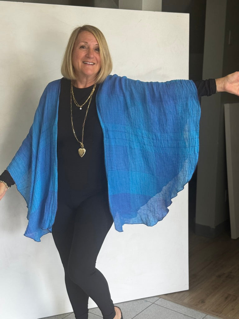 LINEN RUANA - JAL00012