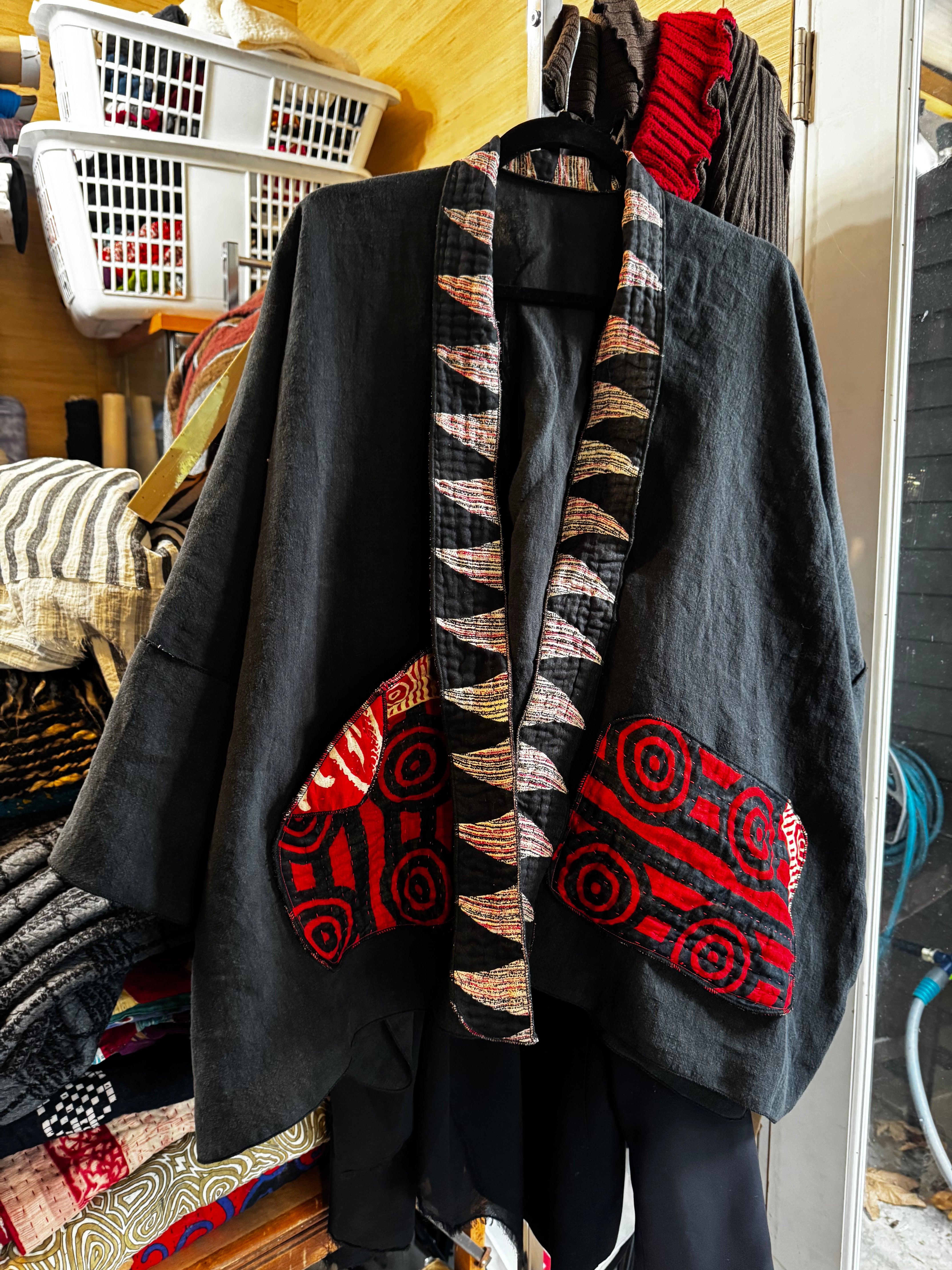 Linen Jacket with Vintage Cotton- JALVC7854