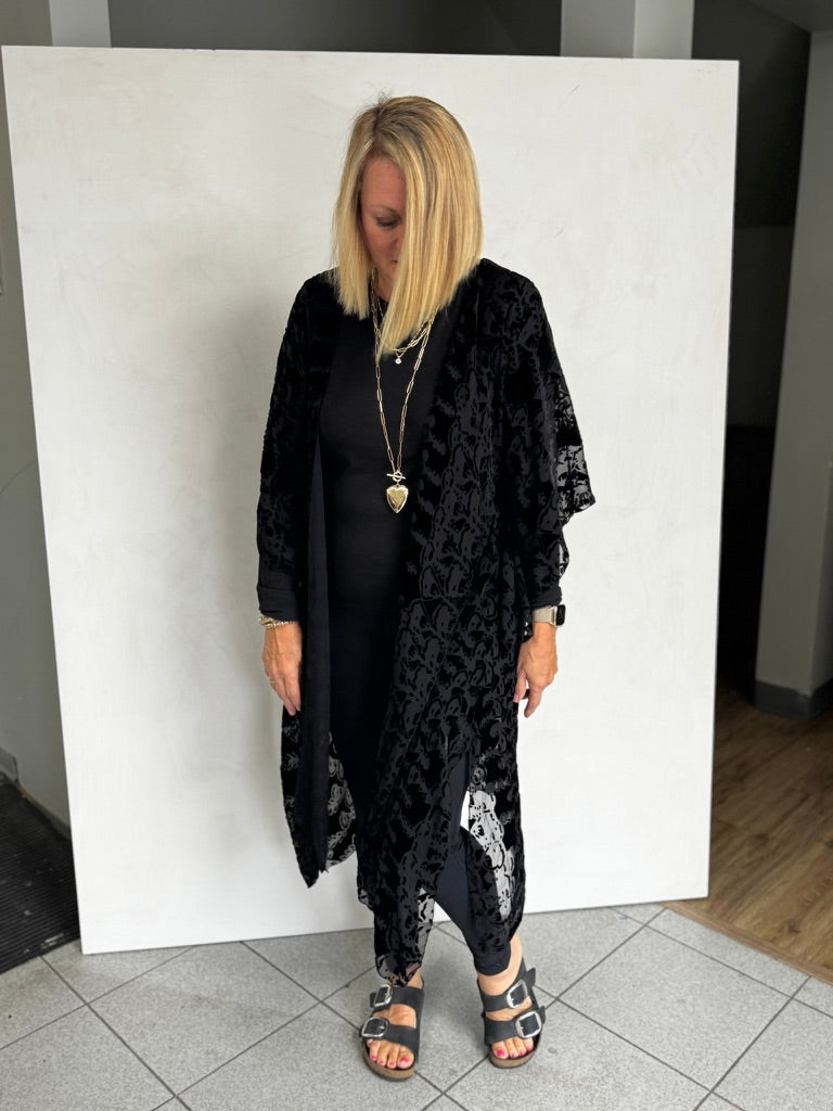 Silk Burn Out Velvet Jacket - JAS15
