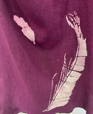 LINEN/VISCOSE JACKET HAND PAINTED - SAMPLE PRICED - JALV497