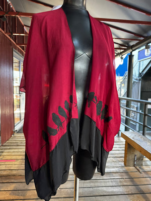 SILK hand painted Jacket - JAS912