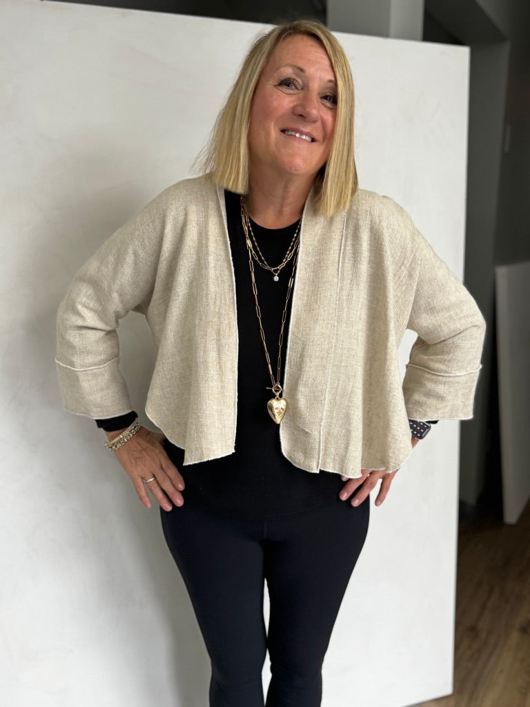 LINEN JACKET - JAVL883