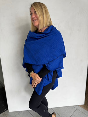 Organic Cotton Triangled Ruana - TRC1115