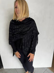 SILK BURN OUT RUANA - TRS1183