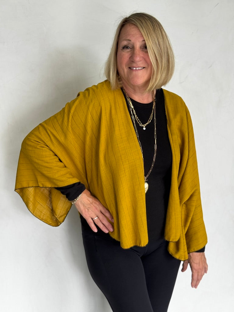 LINEN RUANA - JAL0111