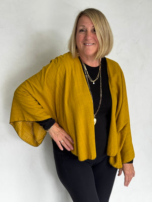LINEN RUANA - JAL0111