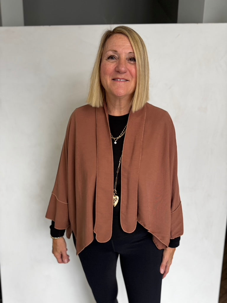 LINEN/VISCOSE JACKET - JAL963