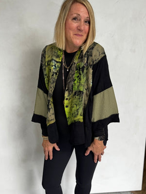 UPCYCLED three kinds of RAYON - JACKET - JAR208