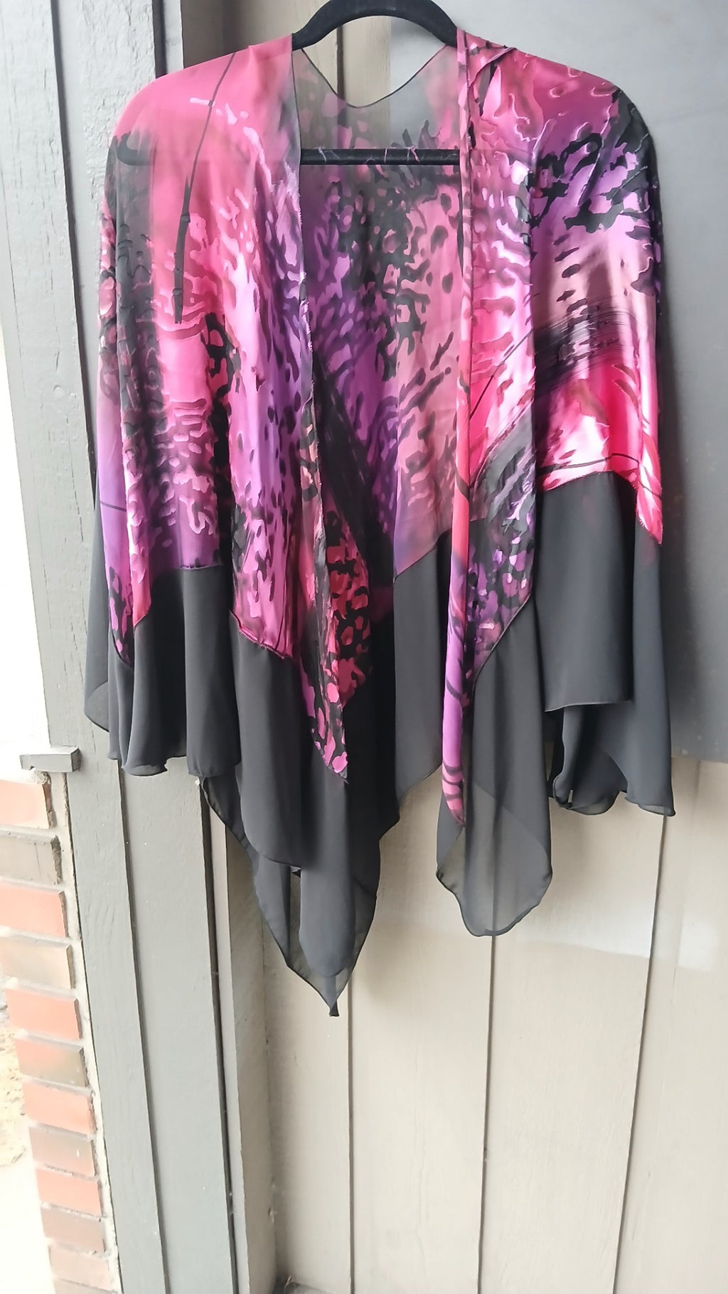 SILK TRIANGLED RUANA - JAS716 (RUS716)