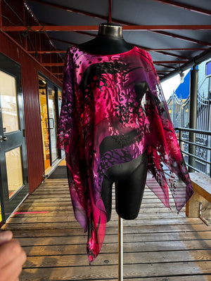 SILK PONCHO - POS940
