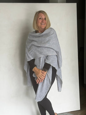 LINEN RUANA - RUR0008