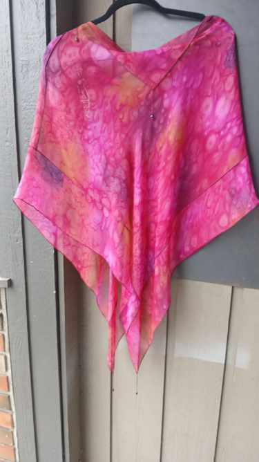 SILK PONCHO - 160444