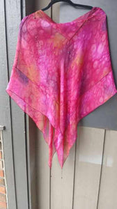 SILK PONCHO - 160444