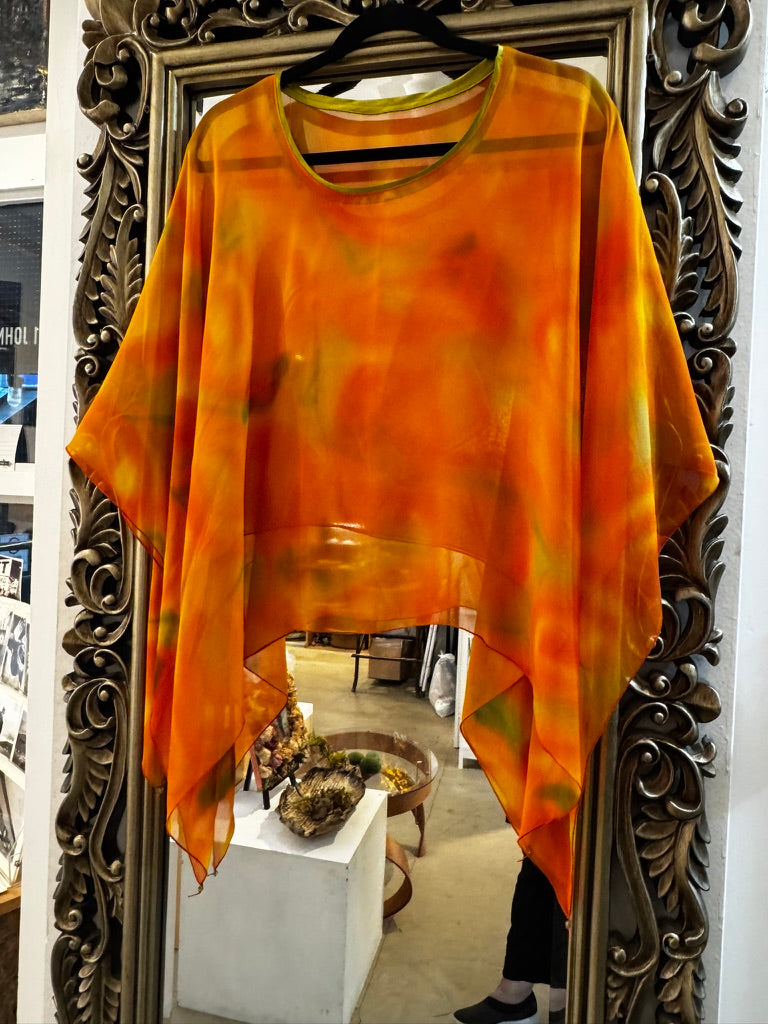 Silk Poncho - PO603