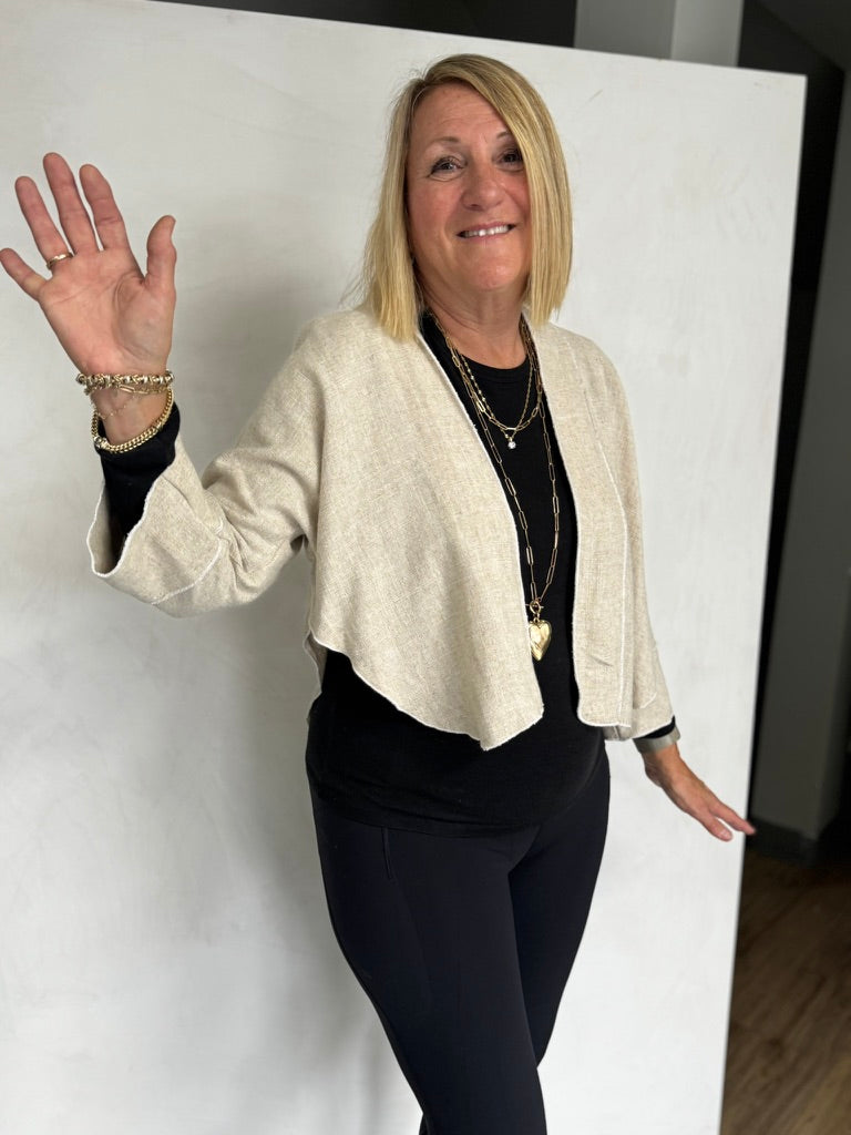 LINEN JACKET - JAVL883