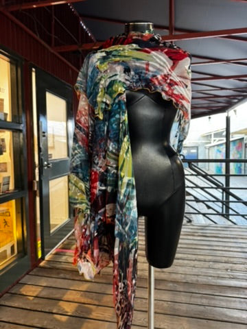 Triangled Ruana Silk = TRS334