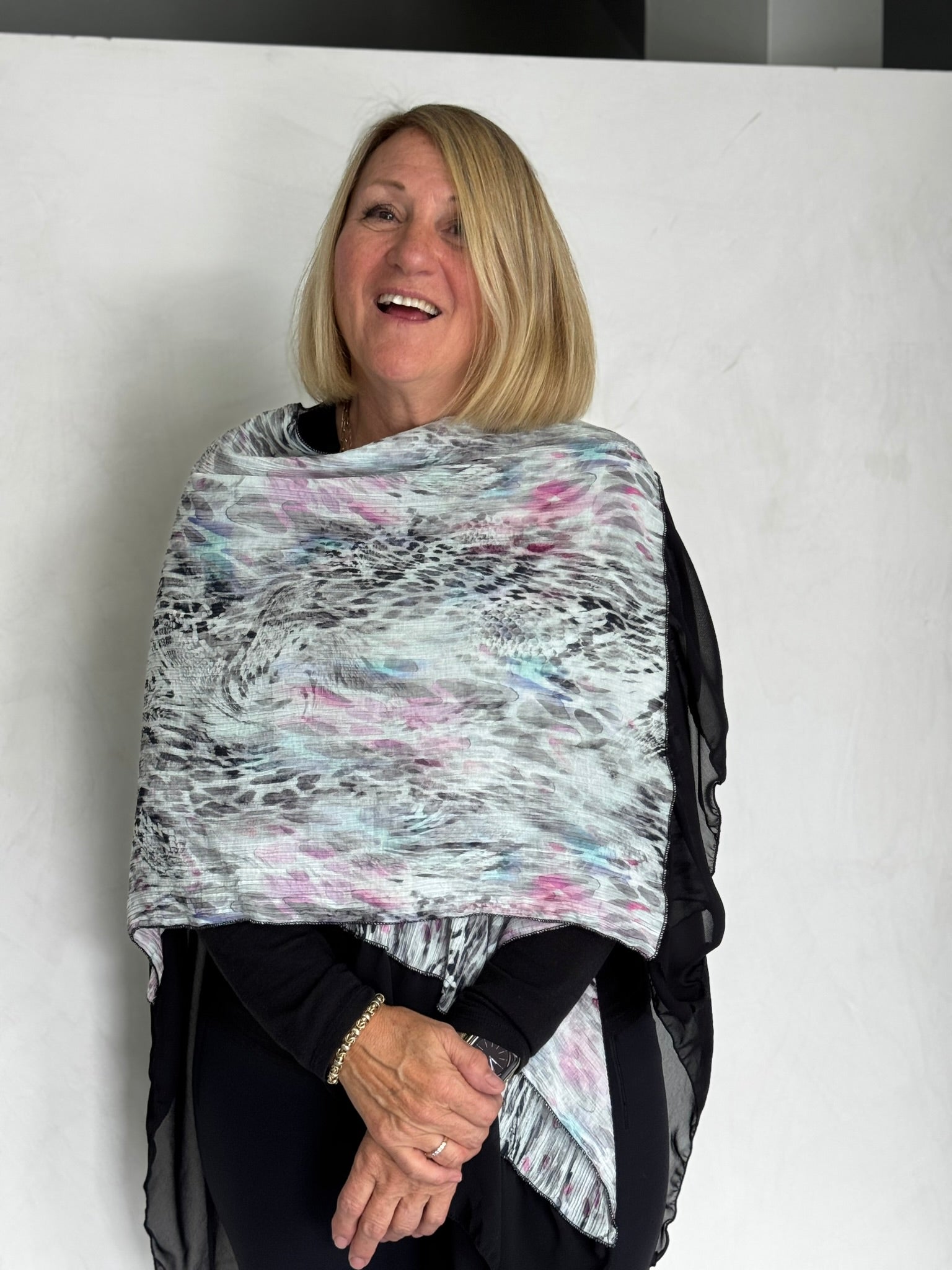 RAYON CRINKLE RUANA - JAR0001