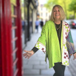 REVERSIBLE (SEE PICS) KANTHA VINTAGE COTTON JACKET - javc912