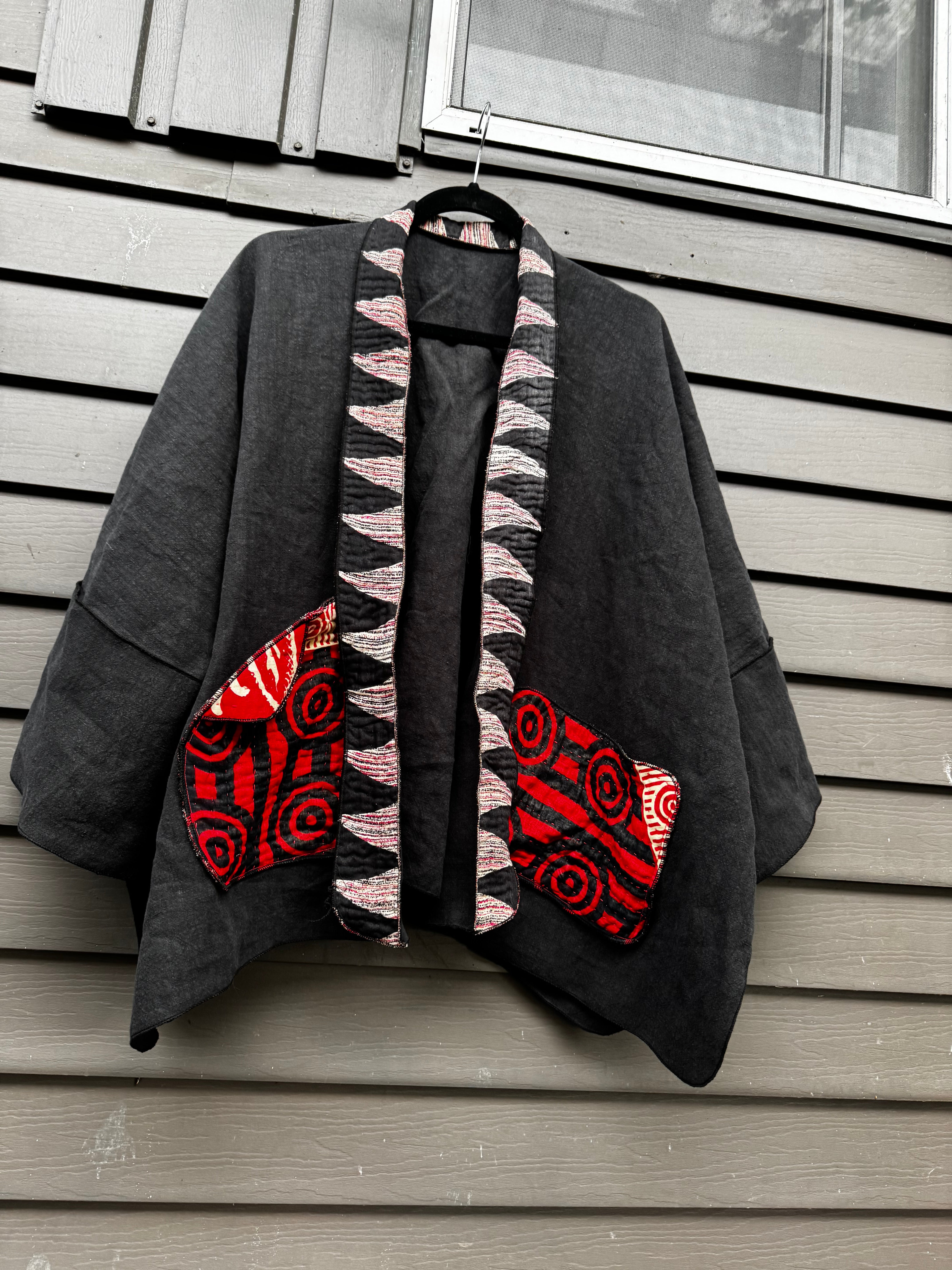 Linen Jacket with Vintage Cotton- JALVC7854