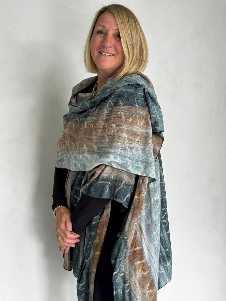 LINEN RUANA - RUL11125